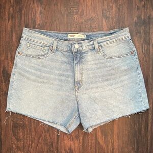 Levi's Light Blue Jean Shorts